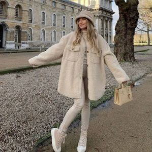 Mango Shearling Shacket